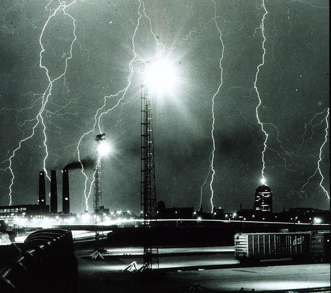 Lightning Storm Over Boston, NOAA.